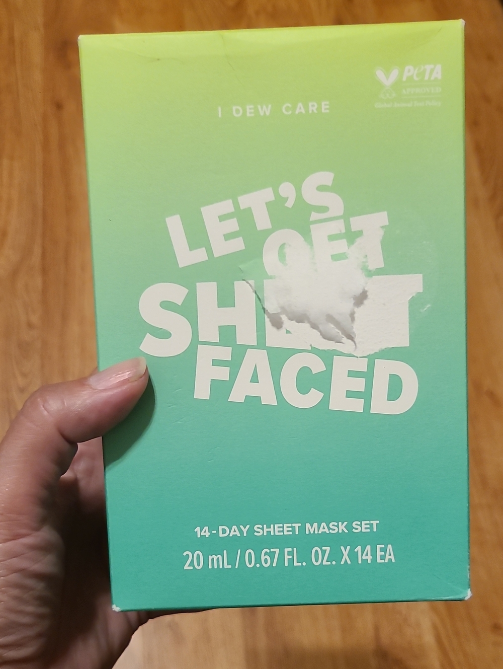 I Dew Care Let’s Get Sheet Faced Sheet Mask Set
